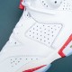 Nike Air Jordan 6 Red White High-top AJ6 Basketball Shoes For Men