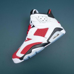 Nike Air Jordan 6 White Red Black High-top AJ6 Basketball Shoes For Men 