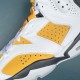 Nike Air Jordan 6 Yellow Ochre AJ6 High-top AJ6 Basketball Shoes For Men