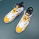 Nike Air Jordan 6 Yellow Ochre AJ6 High-top AJ6 Basketball Shoes For Men