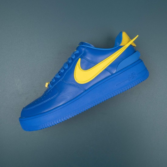 Nike AMBUSH x Air Force 1 Blue Yellow Low-top Brown For Men Women AF1 Casual Shoes