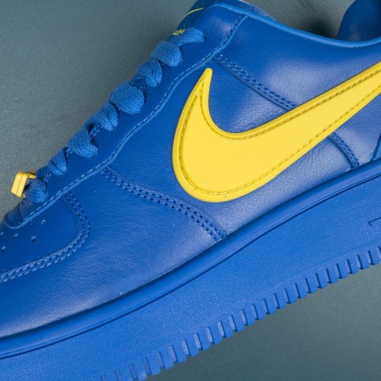 Nike AMBUSH x Air Force 1 Blue Yellow Low-top Brown For Men Women AF1 Casual Shoes