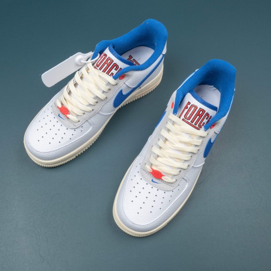 Nike Air Force 1 Beige Blue Low-top AF1 Casual Shoes For Men Women