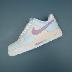 Nike Air Force 1 Beige Blue Purple AF1 Casual Shoes For Men Women 