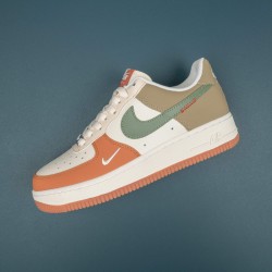 Nike Air Force 1 Beige Green Brown Low-top AF1 Casual Shoes For Men Women 