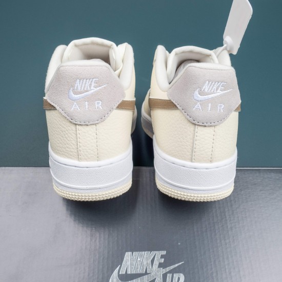 Nike Air Force 1 Beige Low-top AF1 Casual Shoes For Men Women