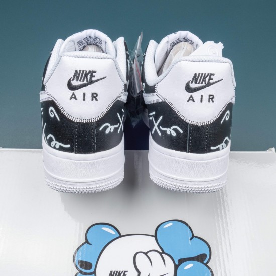 Nike Air Force 1 Bkaws White Black Low-top Brown For Men Women AF1 Casual Shoes