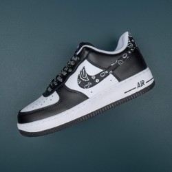 Nike Air Force 1 Black For Men Women AF1 Casual Shoes