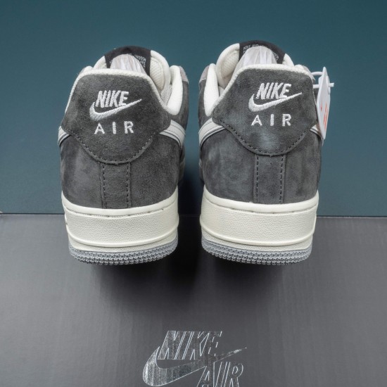 Nike Air Force 1 Black Gray Low-top AF1 Casual Shoes For Men Women