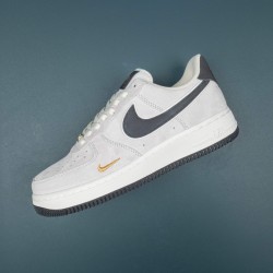 Nike Air Force 1 Black Gray Low-top AF1 Casual Shoes For Men Women 