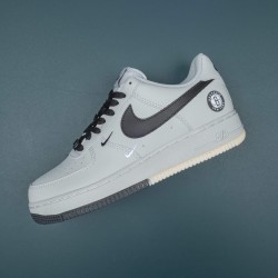 Nike Air Force 1 Black Gray Low-top AF1 Casual Shoes For Men Women 