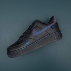 Nike Air Force 1 Black Purple Low-top AF1 Casual Shoes For Men Women 