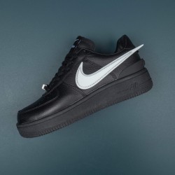 Nike Air Force 1 Black White Mid-top AF1 Casual Shoes For Men Women 