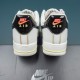 Nike Air Force 1 Black White Orange Low-top AF1 Casual Shoes For Men Women