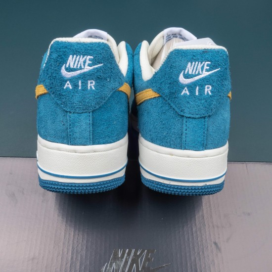 Nike Air Force 1 Blue White Yellow Low-top AF1 Casual Shoes For Men Women