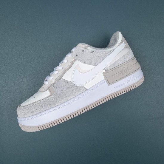 Nike Air Force 1 Gray White Low-top AF1 Casual Shoes For Men Women