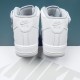 Nike Air Force 1 Gray White Mid-top AF1 Casual Shoes For Men Women