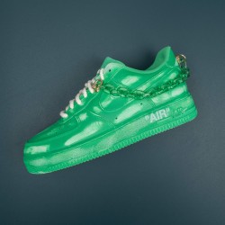 Nike Air Force 1 Green White Low-top AF1 Casual Shoes For Men Women 