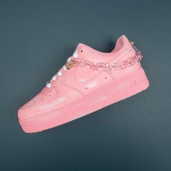 Nike Air Force 1 Pink Low-top AF1 Casual Shoes For Men Women 