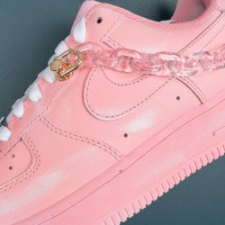 Nike Air Force 1 Pink Low-top AF1 Casual Shoes For Men Women 