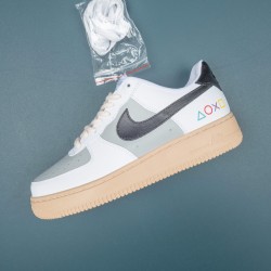 Nike Air Force 1 White Black Gray Low-top AF1 Casual Shoes For Men Women 