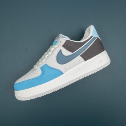 Nike Air Force 1 White Blue Brown Low-top AF1 Casual Shoes For Men Women 