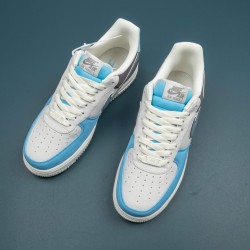 Nike Air Force 1 White Blue Brown Low-top AF1 Casual Shoes For Men Women 