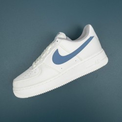 Nike Air Force 1 White Blue Low-top AF1 Casual Shoes For Men Women 