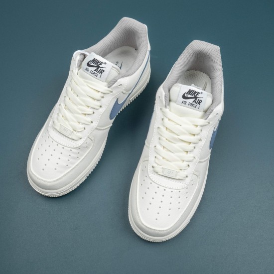 Nike Air Force 1 White Blue Low-top AF1 Casual Shoes For Men Women