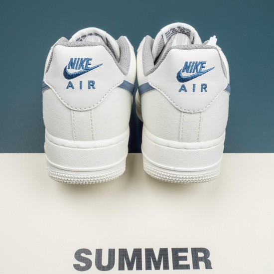 Nike Air Force 1 White Blue Low-top AF1 Casual Shoes For Men Women