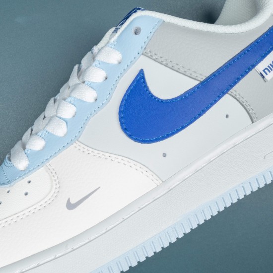 Nike Air Force 1 White Blue Low-top AF1 Casual Shoes For Men Women