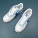 Nike Air Force 1 White Blue Low-top AF1 Casual Shoes For Men Women