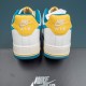 Nike Air Force 1 White Blue Yellow Low-top AF1 Casual Shoes For Men Women