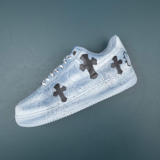 Nike Air Force 1 White Gray Low-top Brown For Men Women AF1 Casual Shoes