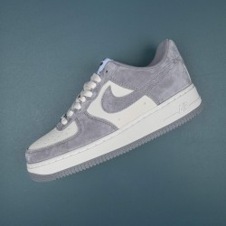 Nike Air Force 1 White Gray Low-top AF1 Casual Shoes For Men Women 