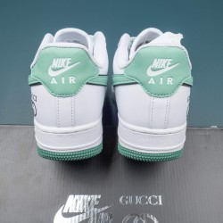 Nike Air Force 1 White Green Low-top AF1 Casual Shoes For Men Women 