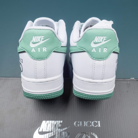 Nike Air Force 1 White Green Low-top AF1 Casual Shoes For Men Women