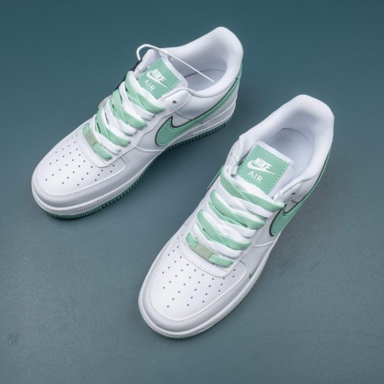 Nike Air Force 1 White Green Low-top AF1 Casual Shoes For Men Women