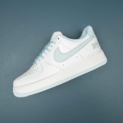 Nike Air Force 1 White LightBlue AF1 Casual Shoes For Men Women 