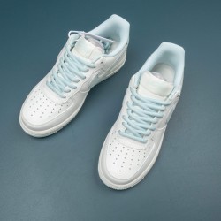 Nike Air Force 1 White LightBlue AF1 Casual Shoes For Men Women 