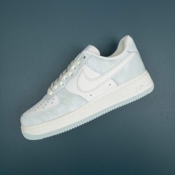 Nike Air Force 1 White LightGreen Low-top AF1 Casual Shoes For Men Women 