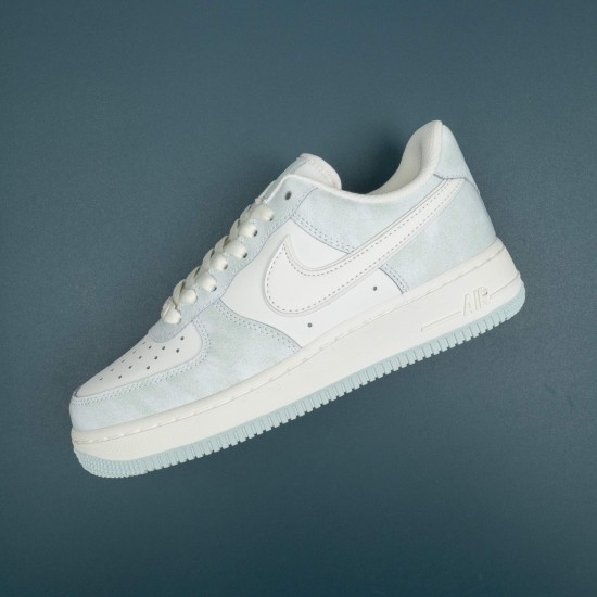 Nike Air Force 1 White LightGreen Low-top AF1 Casual Shoes For Men Women