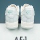 Nike Air Force 1 White LightGreen Low-top AF1 Casual Shoes For Men Women