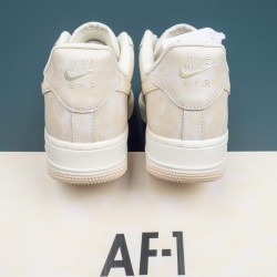 Nike Air Force 1 White LightYellow Low-top AF1 Casual Shoes For Men Women 