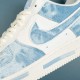 Nike Air Force 1 White LigtBlue Low-top AF1 Casual Shoes For Men Women