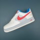 Nike Air Force 1 White Red Blue Gray Low-top AF1 Casual Shoes For Men Women