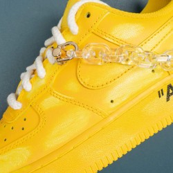 Nike Air Force 1 Yellow Low-top AF1 Casual Shoes For Men Women 