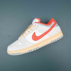 Nike Dunk Low Athletic Department Orange Grey Whie Men Sports Shoes 