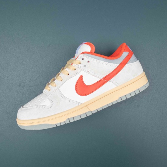 Nike Dunk Low Athletic Department Orange Grey Whie Men Sports Shoes