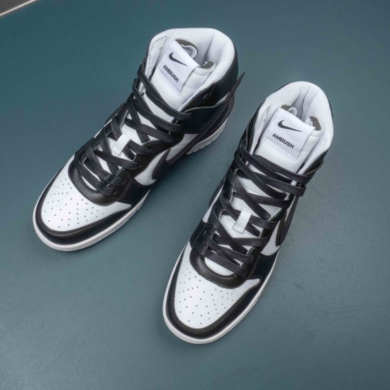 AMBUSH x Nike Dunk High Black White Men Sports Shoes